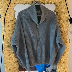 Isabel marant mohair/ wool half zip sweater - size L